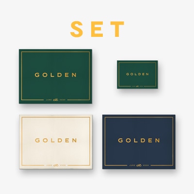 4種セット] 韓国音楽 BTSのジョングク - 1集 「GOLDEN」 [Photobook +