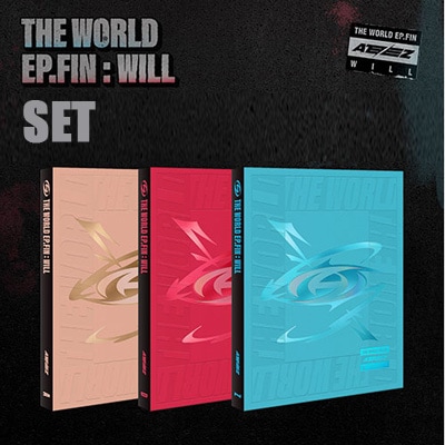 3種セット] 韓国音楽 ATEEZ (エーティーズ) - 2集 「THE WORLD EP.FIN