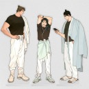 （先払いのみ）韓国キャラクターグッズ 「ボンチョンガクシ (ボン村の花嫁)」 公式グッズ アクリルスタンド (3種1択)