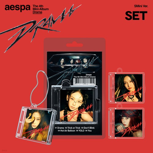 4種セット] 韓国音楽 aespa (エスパ) - Drama [SMini Ver