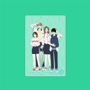 （先払いのみ）韓国キャラクターグッズ 「青春ブロッサム」 公式グッズ 透明イラストカード