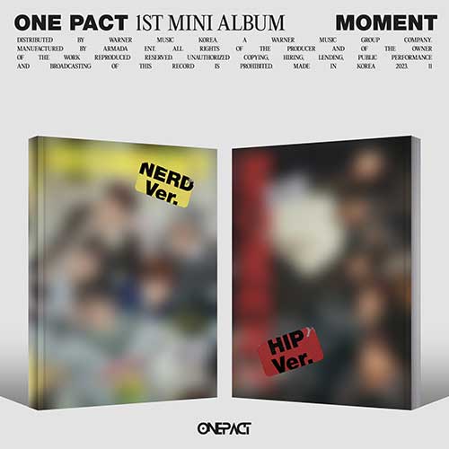 韓国音楽 ONE PACT (ワンパクト) - Moment (バージョン選択/CD+フォト