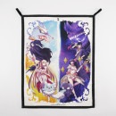（先払いのみ）韓国キャラクターグッズ 「強化レベル99 木の棒 X エピックセブン」 公式グッズ ファブリックポスター