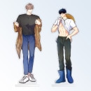 （先払いのみ）韓国キャラクターグッズ 「裏隣の家の客人」 公式グッズ アクリルスタンド (2種1択) [数量限定フォトカード贈呈]