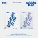 韓国音楽 TWS (トゥアス) - 1stミニアルバム 「Sparkling Blue」 (ランダム発送/CD+フォトブック120P+ステッカー2種+ポラロイド1種+ネームタグ1種+フォトカード1種)