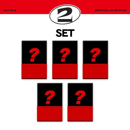 5種セット] 韓国音楽 (G)I-DLE (ジー・アイドゥル) - 2集 「2