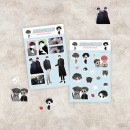（先払いのみ）韓国キャラクターグッズ 「異邦人」 公式グッズ リムーバブルステッカー