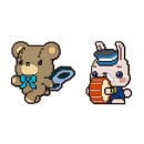 （先払いのみ）韓国キャラクターグッズ 「メイプルストーリー」 公式グッズ シリコン コースター (2種1択)