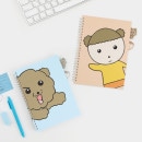 （先払いのみ）韓国キャラクターグッズ 「マルはワンちゃん」 公式グッズ インデックス ノート (2種1択)|WEBTOON|キャラクターグッズ