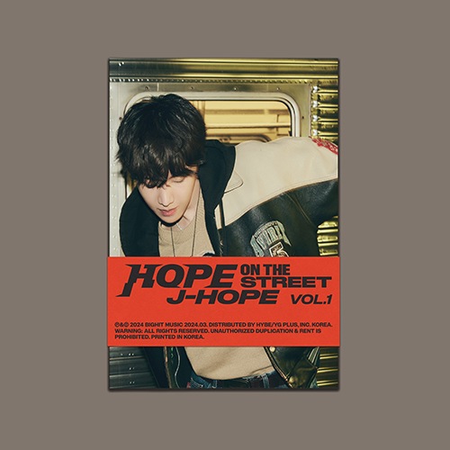 ڹ񲻳 ƾǯĤJ-HOPE - ڥ륢Х HOPE ON THE STREET VOL.1 Weverse Albums (QR+եȥ64P+λ֥å16P+ƥå1)