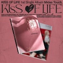 韓国音楽 KISS OF LIFE (キス・オブ・ライフ) - 1stシングルアルバム 「Midas Touch」 Photobook Ver. (CD+フォトブック96P+マイダスタッチカード1種+