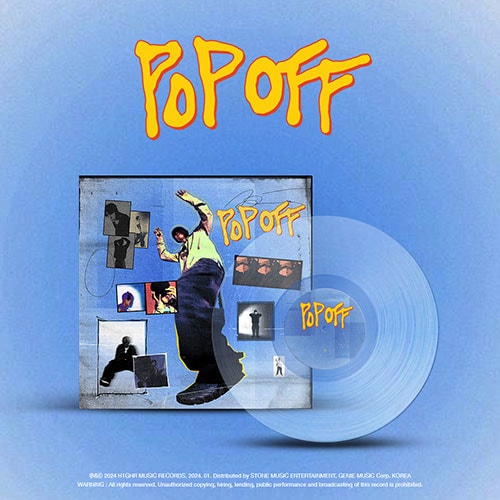 韓国音楽 pH-1 - EP 「POP OFF」 LP [12inch Clear Transparent Vinyl