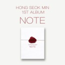 韓国音楽 ホン・ソクミン - 1集 「NOTE」 (CD+フォトブック24P+ポストカード4種)