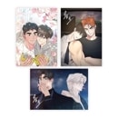 （先払いのみ）韓国キャラクターグッズ 「アイツは攻めだった」 公式グッズ A5 イラスト色紙 3種セット