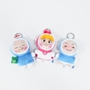 （先払いのみ）韓国キャラクターグッズ 「ユミの細胞たち」 公式グッズ ミニ ぬいぐるみ キーリング (3種1択)