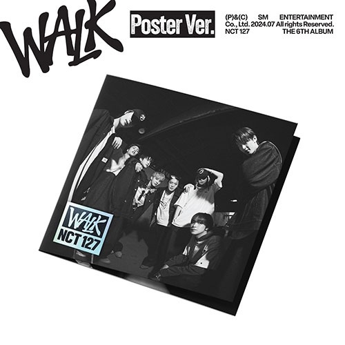 韓国音楽 NCT 127 - 6集 「WALK」 Poster Ver. (CD+カバーポスター1種+
