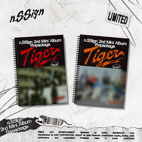 韓国音楽 n.SSign (エンサイン) - 2ndミニリパッケージ 「Tiger」 限定