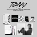韓国音楽 TONY (トニー) - 1st EP 「SPATIAL RECORDER」 POSTCARDS Ver. (CD+ポストカード34種+フォトカード2種+折りたたみポスター1種+ステッカー3