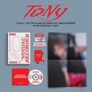 韓国音楽 TONY (トニー) - 1st EP 「SPATIAL RECORDER」 PHOTOBOOK Ver. (CD+フォトブック48P+フォトカード2種+折りたたみポスター1種+ステッカー3
