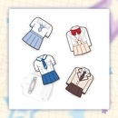 （先払いのみ）韓国キャラクターグッズ 「ネット小説の法則」 公式グッズ 制服 アクリルバッジSET (2種1択)