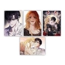 （先払いのみ）韓国キャラクターグッズ 「元夫の番犬を手なずけた」 公式グッズ A5 イラスト色紙 4種セット
