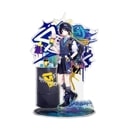 （先払いのみ）韓国キャラクターグッズ 「原神 X Mega Coffee」 公式グッズ ホログラム アクリルスタンド
