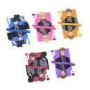 （先払いのみ）韓国キャラクターグッズ 「俺だけレベルアップな件」 公式グッズ 透明フォトカード5種セット Trump Ver.