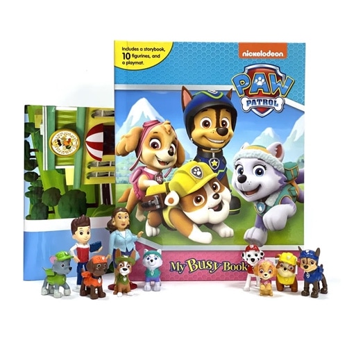 �ʱѸ��ǡ˳������� Nickelodeon PAW Patrol 2 My Busy Book �ѥ����ѥȥ����� �ޥ� �ӥ����֥å� (��+�ߥ˥ե����奢10��)