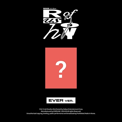 ☆非売品◇サインCD◇WHIB◇Rush of Joy◇韓国◇KPOP
