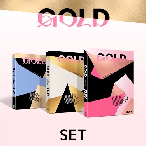3種セット] 韓国音楽 ITZY (イッジ) - 2集 「GOLD 」 (バージョン3種
