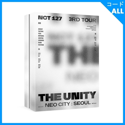 NCT 127 NEOCITY DVD ソウルコン ジャニ トレカ 初回限定特典] 韓国音楽 NCT 127 3RD TOUR [NEO CITY : SEOUL