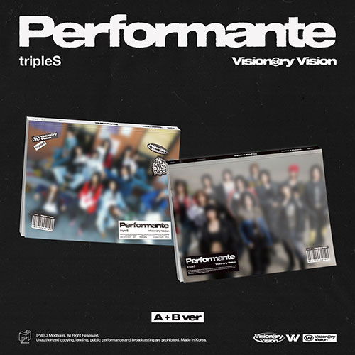 2種セット] 韓国音楽 tripleSのVisionary Vision - 1集 「Performante