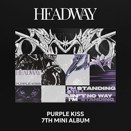 PURPLE KISS パープルキス　サイン入り ミニアルバム　未開封 韓国音楽 PURPLE KISS (パープルキス) - 7thミニアルバム 「HEADWAY