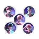 （先払いのみ）韓国キャラクターグッズ 「今世は宇宙級スター!」 公式グッズ 缶バッジ Dark Ver. (5種1択)