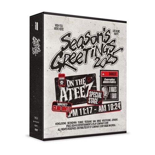 [ͽŵ] ڹ񥹥å ATEEZ (ƥ) 2025 󥰥꡼ƥ (ѥ+꡼եȥ֥å+ᥤDVD+ߥ˥ݥ+ޤꤿߥݥ+å+IDե+եȥ)