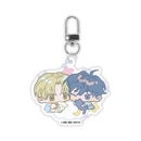 韓国キャラクターグッズ 「花が散る池」 公式グッズ 夢の国 アクリルキーリング