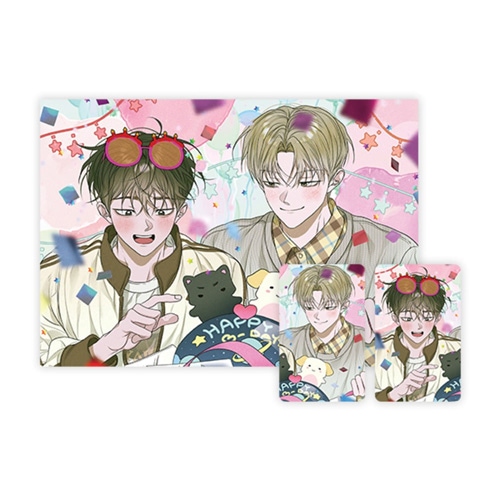 韓国キャラクターグッズ 「花が散る池」 公式グッズ B-day SET