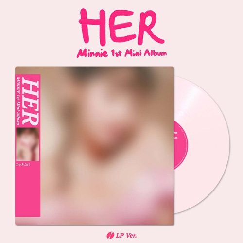 韓国音楽 (G)I-DLEのミンニ - 1st ミニアルバム 「HER」 LP Ver