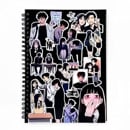 （先払いのみ）韓国キャラクターグッズ 「少女裁判」 公式グッズ ノート (2種1択)