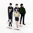 （先払いのみ）韓国キャラクターグッズ 「少女裁判」 公式グッズ アクリルスタンド (4種1択)