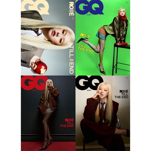 韓国スターグッズ GQ (ジーキュー) 2025 2月号 BLACKPINKのロゼ 表紙