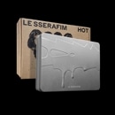 韓国音楽 LE SSERAFIM (ルセラフィム) - 5th ミニアルバム 「HOT」 TIN CASE Ver. (ティンケース+CD+キーリング+マグネット+A4ポスター8種+A2ポスター1種+