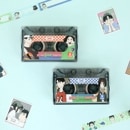 （先払いのみ）韓国キャラクターグッズ 「世紀末青リンゴ学習塾」 公式グッズ マスキングテープ ディスペンサーセット