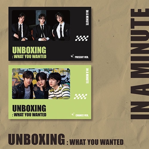 韓国音楽 IN A MINUTE - 1st シングル 「Unboxing : What You Wanted