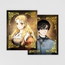 （先払いのみ）韓国キャラクターグッズ 「元夫の番犬を手なずけた」 公式グッズ 金箔 ポストカード 2種