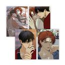 [特典贈呈] 韓国キャラクターグッズ 「算木はトッケビの夢を見る」 公式グッズ A5 イラスト色紙 4種セット|WEBTOON|キャラクターグッズ