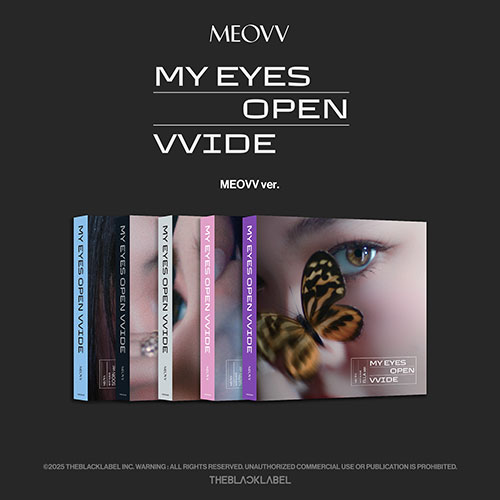 韓国音楽 MEOVV (ミヤオ) - 1st EP 「MY EYES OPEN VVIDE」 MEOVV Ver
