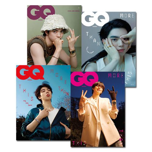 表紙4種セット/パク・ヒョンシク別冊付録] 韓国男性雑誌 GQ