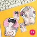 （先払いのみ）韓国キャラクターグッズ 「使用後返品不可」 公式グッズ メイド マウスパッドSET (2種1択)