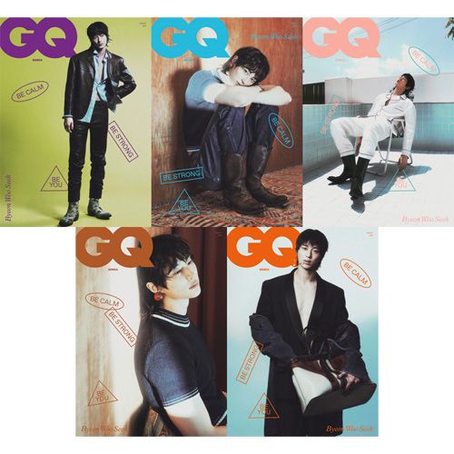 韓国男性雑誌 GQ (ジーキュー) 2025年 8月号 (ピョン・ウソク表紙選択